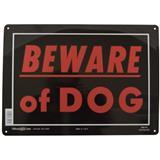 Beware of Dog Sign Aluminum 10 in. x 14 in. 848665