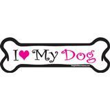 Dog Bone Magnet in Pink Dog 29070