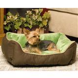 K&amp;H™ Self-Warming Lounge Sleeper Mocha/Green 75461