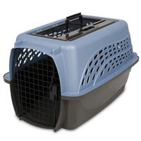 Petmate 2-Door Kennel Ash Blue/Coffee 24&quot;x16.75&quot;x14.5&quot; 10878