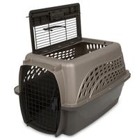 Petmate 2-Door Kennel Metallic Pearl Tan/Coffee Grounds 24&quot; 10879