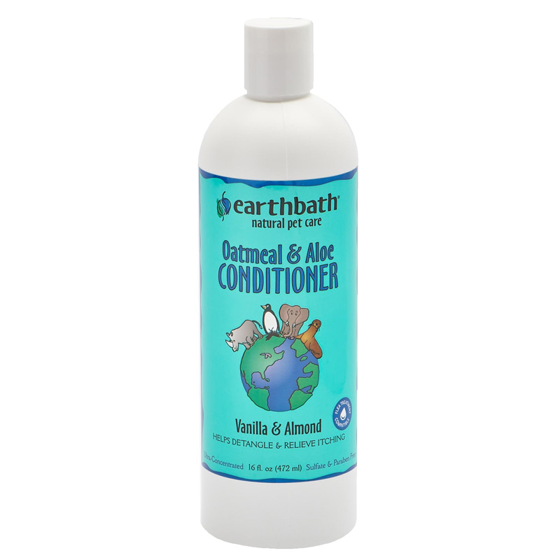 earthbath&#174; Oatmeal &amp; Aloe Conditioner, Vanilla &amp; Almond Scent, 16 oz. 133801