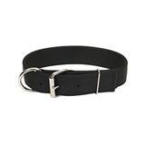 Coastal&#174; Macho Dog&#174; Double-Ply Nylon Collar with Roller Buckle Black 340201b