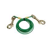 Titan&#174; Puppy Tie Out Cable with Brass Plated Snaps 12&#39; 49948