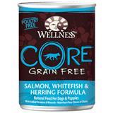 Wellness&#174; Core Grain Free Salmon, Whitefish &amp; Herring Formula Canned Dog Food 12.5 oz. 908871