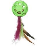 JW&#174; Pet Cataction™ Feather Ball With Bell Cat Toy I001664