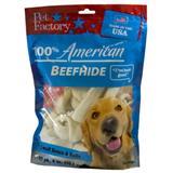 Pet Factory 100% American Beefhide Bones &amp; Rolls I002558b