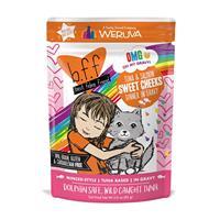 WERUVA b.f.f. Best Feline Friend Tuna &amp; Salmon Sweet Cheeks Recipe in Gravy Pouch 3oz I003081