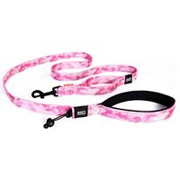 EzyDog Soft Trainer Leash with Traffic Control Handle  Pink Camo I006178
