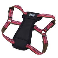 The Coastal K9 Explorer Reflective Adjustable Padded Dog Harness Berry I006404