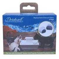 Drinkwell Ceramic Fountain Replacement Filters 4pk I006625