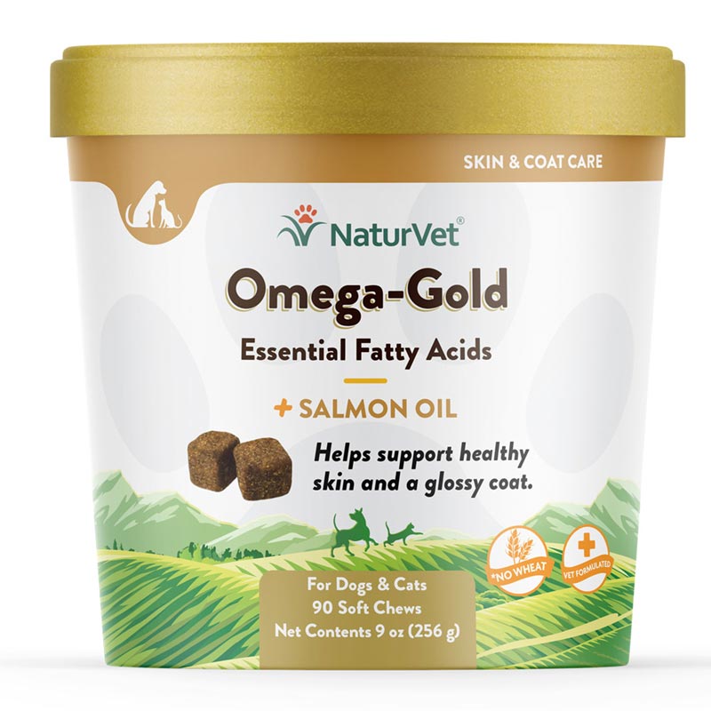 NaturVet&#174; Omega-Gold Plus Salmon Oil Soft Chews 90 ct I007837