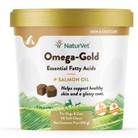 NaturVet&#174; Omega-Gold Plus Salmon Oil Soft Chews 90 ct I007837