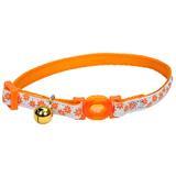 Coastal&#174; Safe Cat&#174; Glow in the Dark Adjustable Breakaway Collar Orange Flowers I008468