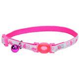 Coastal&#174; Safe Cat&#174; Glow in the Dark Adjustable Breakaway Collar Pink Queen I008470