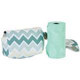Bags on Board&#174; Waste Pick-up Fashion Dispenser- Green Chevron I009299