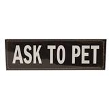 EzyDog&#174; Convert Harness Side Badge Ask to Pet I009832