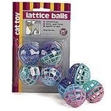 Spot&#174; Lattice Balls™ w/Bell 4 Pack 1.5&quot; Z07723402914