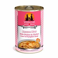 WERUVA Amazon Liver with Chicken and Chicken Liver in Pumpkin Soup Canned Dog Food 14 oz. 111542