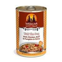 WERUVA Wok the Dog – With Chicken, Beef and Pumpkin in Gravy Canned Dog Food 14 oz. 111543