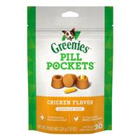 Greenies&#174; Pill Pockets&#174; for Dogs Chicken Formula for Capsules 17952b