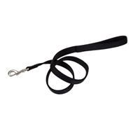 Coastal Traditional Double-Ply Dog Leash Black 278201b
