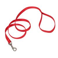 Coastal Traditional Single-Ply Dog Leash Red  27912b