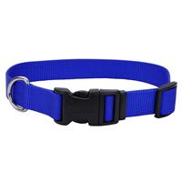 Coastal Adjustable Dog Collar with Plastic Buckle Blue 3/8&quot; x 8&quot;-12&quot;  33016