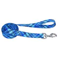 Coastal Styles Dog Leash Plaid Bones 3/8&quot; x 6&#39;  36191