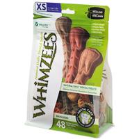 Whimzees Toothbrush Dental Dog Treats Extra Small 48 ct 465511