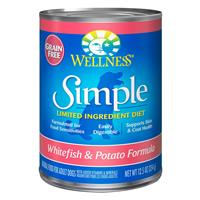 Wellness&#174; Simple Limited Ingredient Diet Salmon &amp; Potato Formula 12.5 oz. 54741