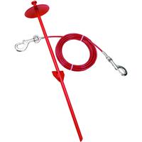 Titan Dog Stake and Cable Tie Out Heavy Dome Combo 15&#39; 5993