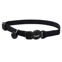Coastal Safe Cat Adjustable Snag-Proof Breakaway Collar 3/8” x 8”-12” Black  70731