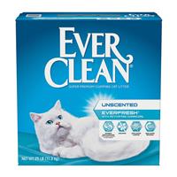 Everfresh with Activated Charcoal Unscented Super Premium Clumping Cat Litter 25 lbs 7172