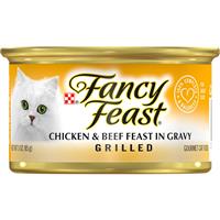 Fancy Feast Classic Pat&#233; Tender Beef and Chicken Gourmet Cat Food 3oz 79521