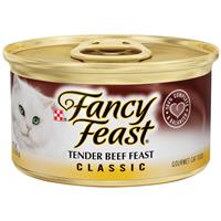Fancy Feast Classic Pat&#233; Tender Beef Gourmet Cat Food 3oz 79541