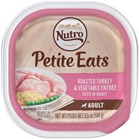 Nutro Petite Eats Roasted Turkey &amp; Vegetable Entree Cuts In Gravy 3.5 oz. 92752