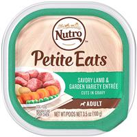Nutro Petite Eats Savory Lamb &amp; Garden Veggies Entree Cuts In Gravy 3.5 oz. 92753