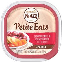 Nutro Petite Eats Signature Beef &amp; Potato Entr&#233;e Cuts In Gravy 3.5 oz. 92754