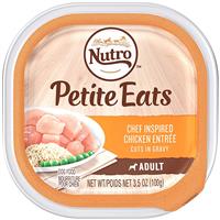 Nutro Petite Eats Chef Inspired Chicken Entree Cuts In Gravy 3.5 oz. 92755