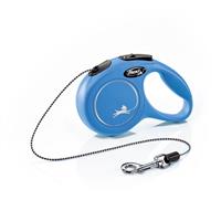 Flexi New Classic Retractable Extra Small Cord Leash 10 ft Blue  I000521