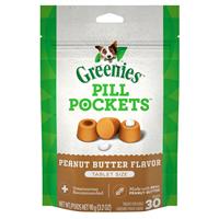 Greenies&#174; Pill Pockets for Dogs Peanut Butter Formula for Tablets 2.6 oz. I001327