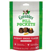 Greenies&#174; Pill Pockets&#174; for Dogs Hickory Smoked Formula for Capsules 7.9 oz. I001330