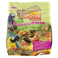 FM Brown&#39;s Tropical Carnival Big Bites Biscuits Parrot &amp; Macaw Bird Food 4 lb Bag I001351