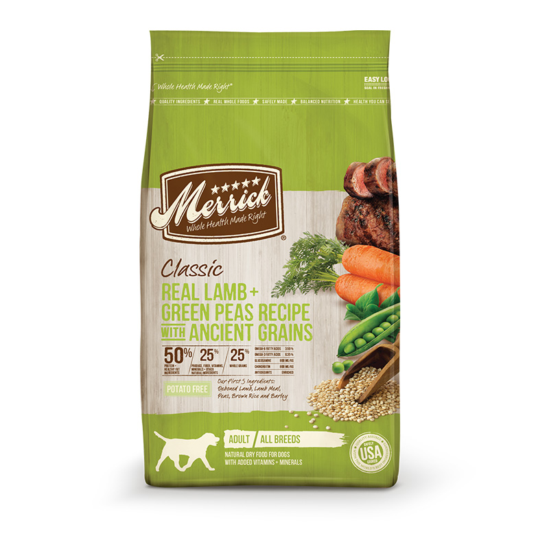 Merrick® Classic Adult All Breeds Real Lamb with Brown Rice + Apple Recipe Dog Food 25 lbs. I001456