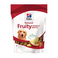 Hill&#39;s Natural Fruity Crunchy Snacks with Apples &amp; Oatmeal Dog Treats 8 oz. I001824
