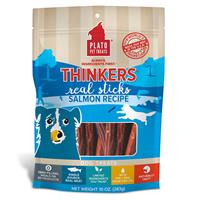 Plato&#174; Thinkers Smart Dog Snacks Resealable Pouch Salmon I002084b