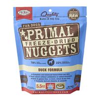Primal Freeze-Dried Nuggets Duck Formula Dog Food 5.5 oz I002828