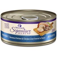 Wellness CORE Signature Selects Shredded Chicken &amp; Chicken Liver Cat Food 2.8oz Can I005473