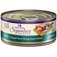 Wellness CORE Signature Selects Flaked Skipjack Tuna &amp; Shrimp Cat Food 2.8oz Can I005475